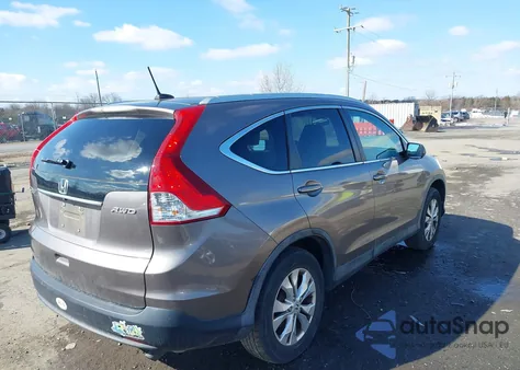 2014 Honda Cr-V Ex-L z USA, uszkodzony, nr VIN 5J6RM4H76EL107557